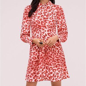 Kate Spade panthera shirtdress in Pink